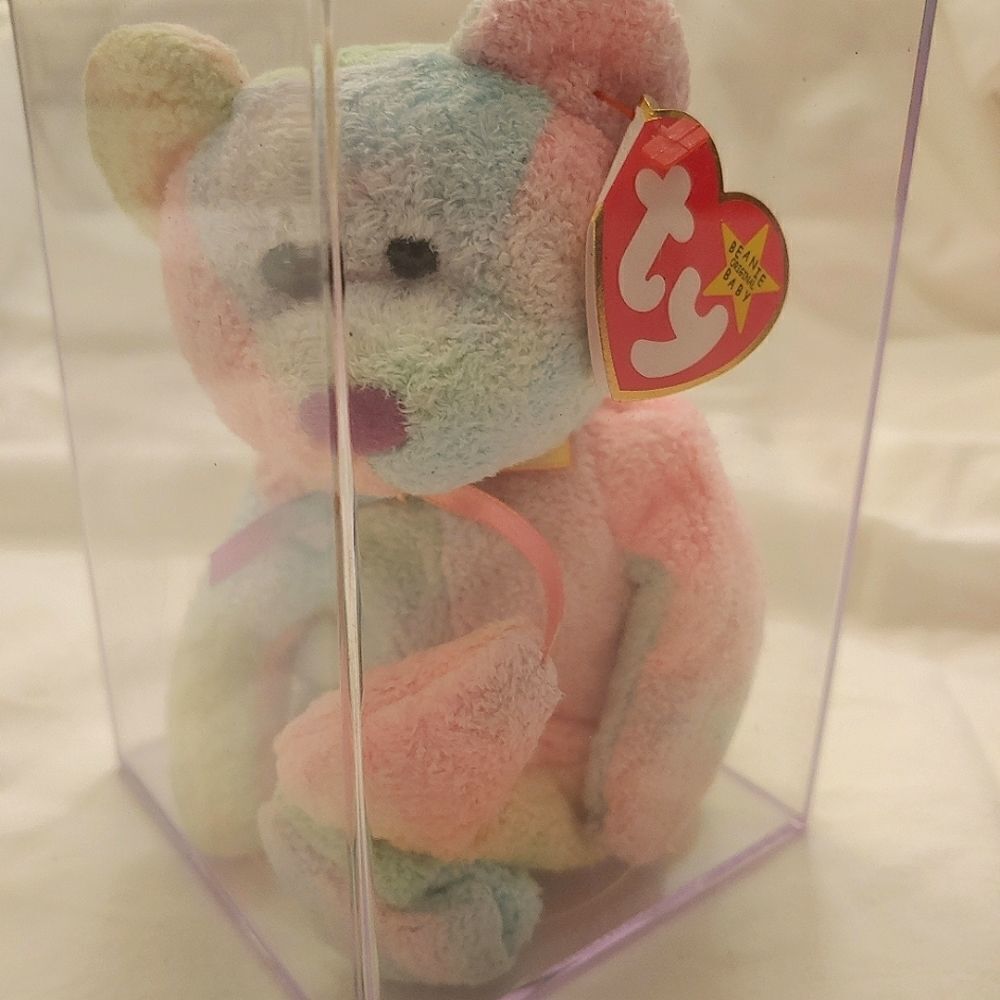 Ty Beanie Baby 9" GROOVY Bear DOB: January 10, 1999